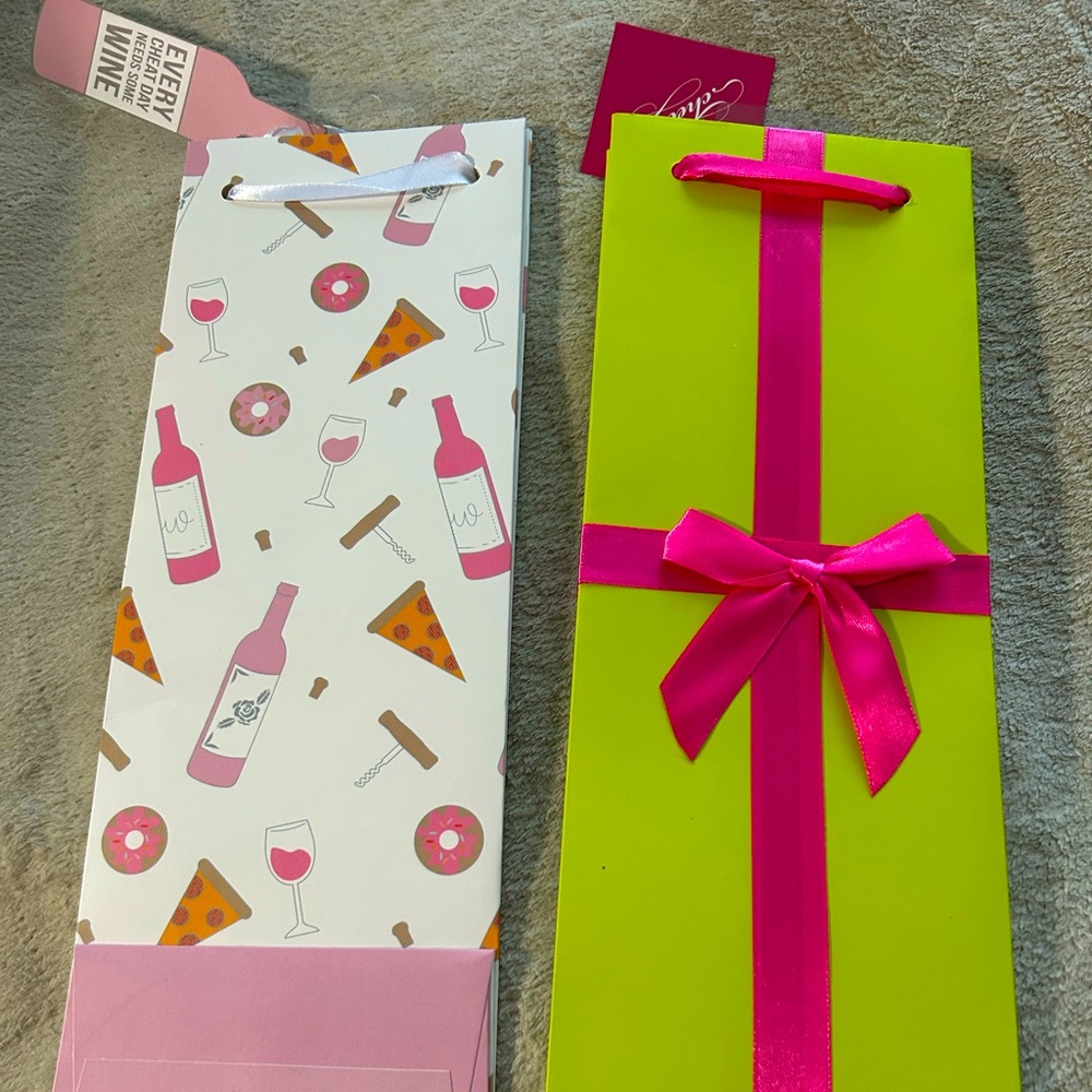 Eight Wine Gift Bags by Cakewalk, All Brand New, Discounted Shipping